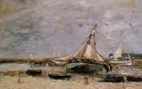 Boudin, Eugene - Trouville, the Jettys, Low Tide